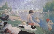 Georges Seurat Bathing at Asnieres (mk35) china oil painting reproduction